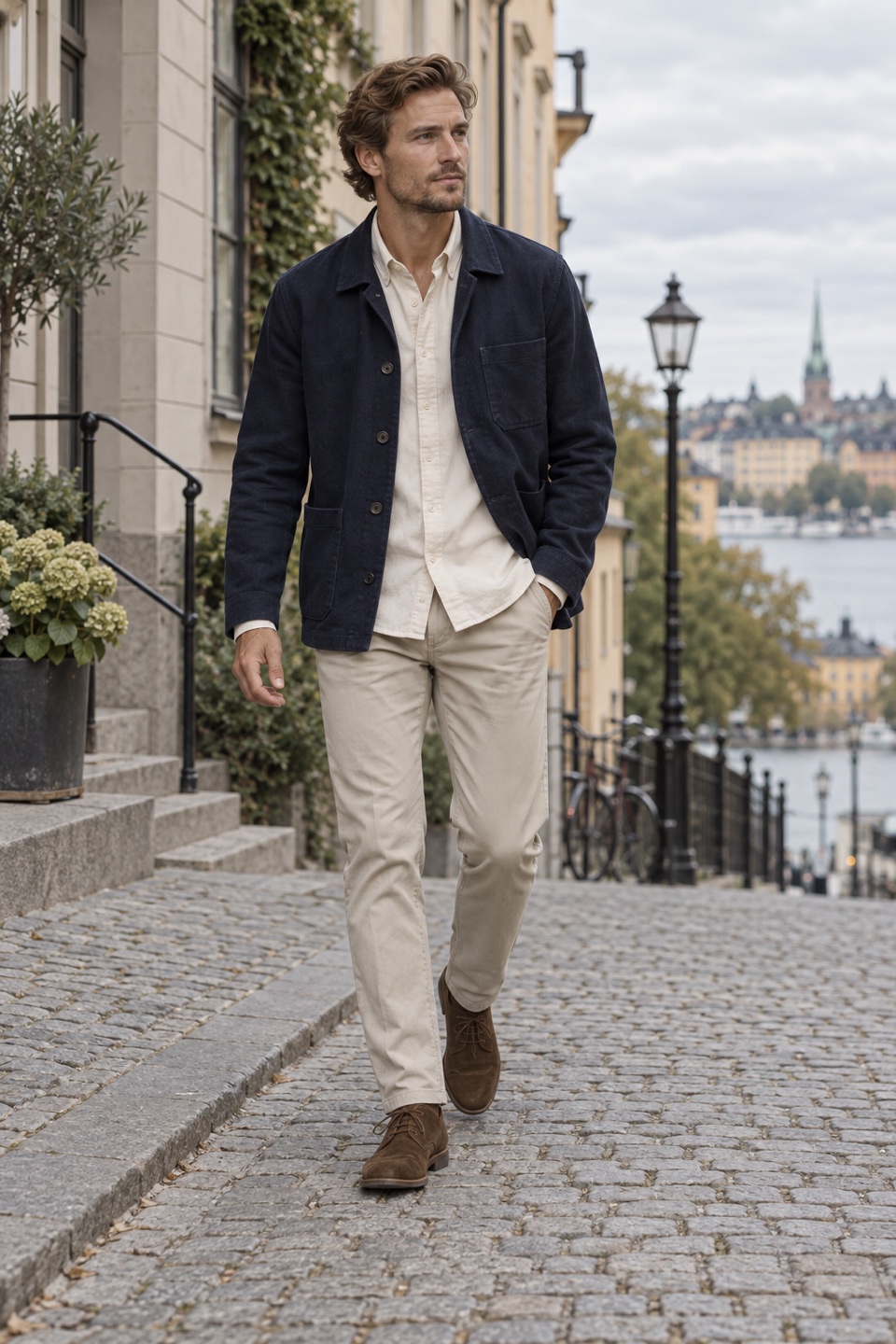 Stilillustration af chinos