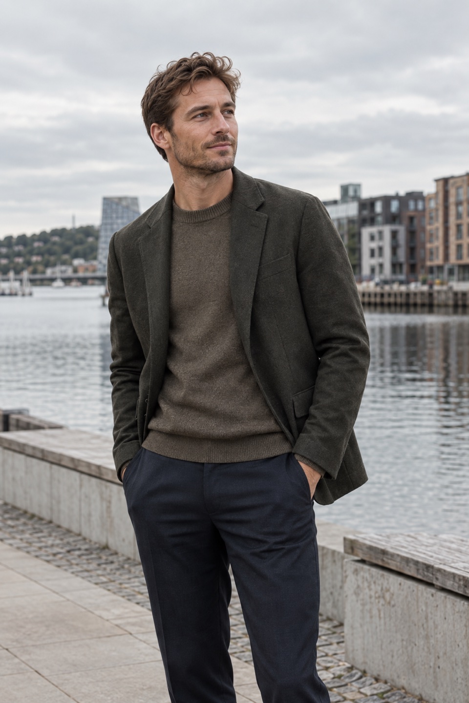 Herremode i Uformel kontorstil stil