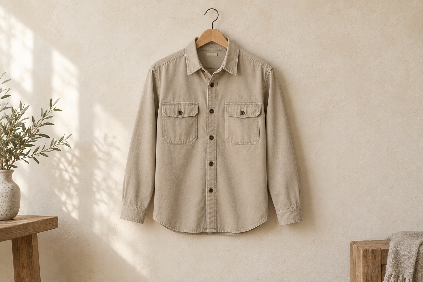 Stilillustration af overshirts