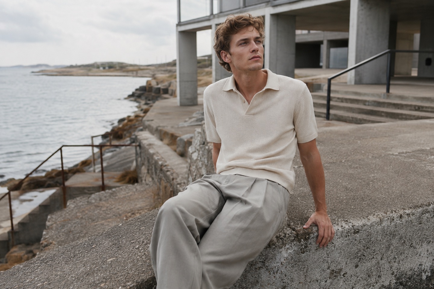 Skandinavisk herrestil inspireret af Lacoste