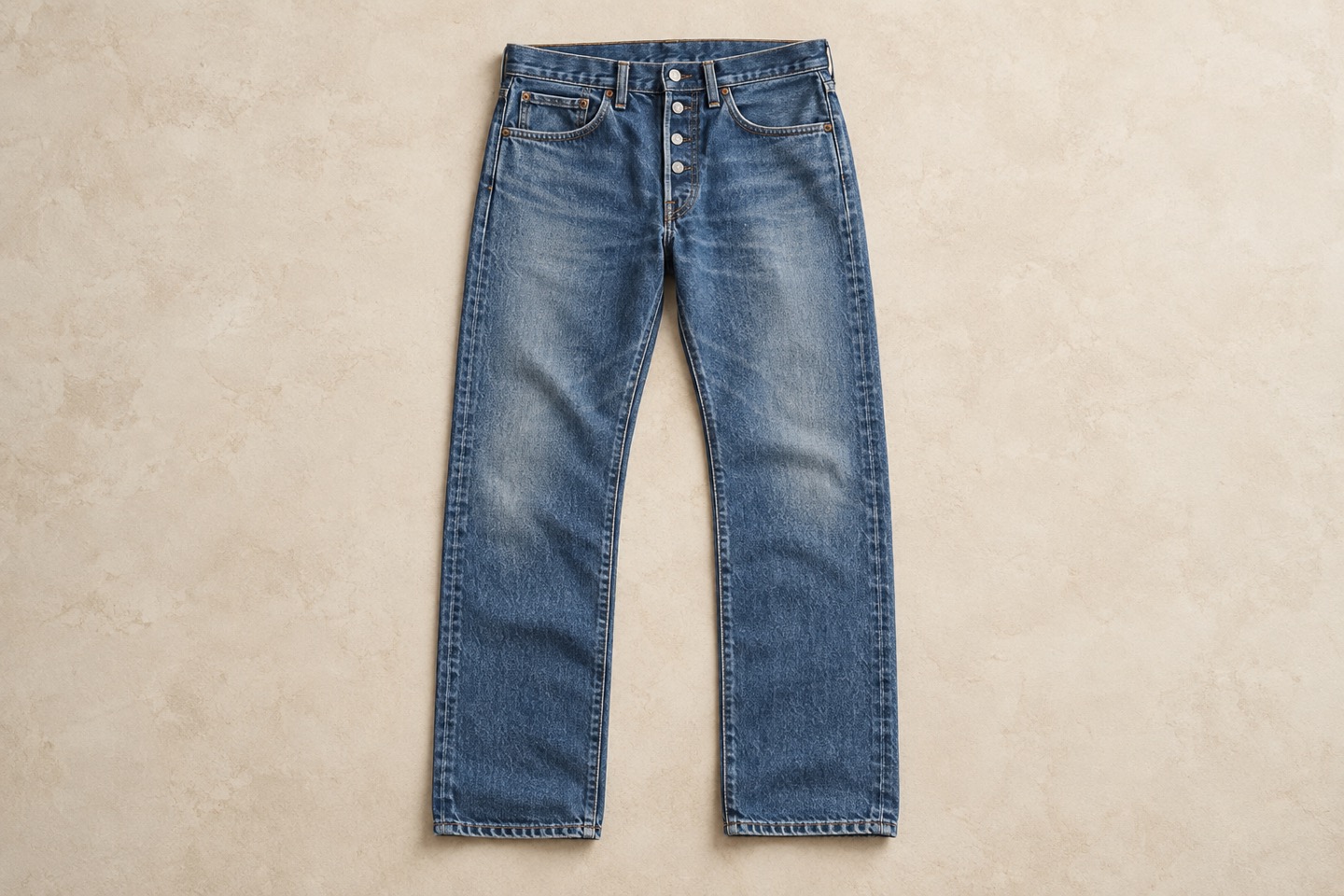 Stilillustration af 501-jeans