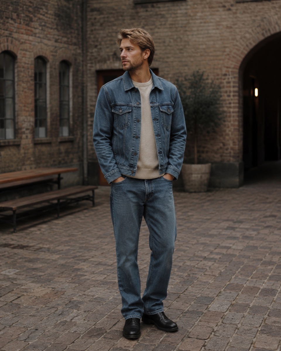 Herremode i Original denim stil