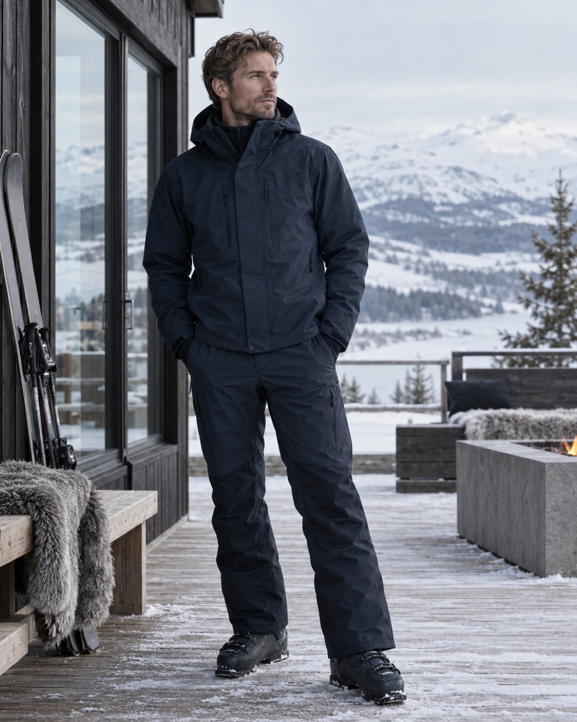 Herremode i Svensk mountain performance stil