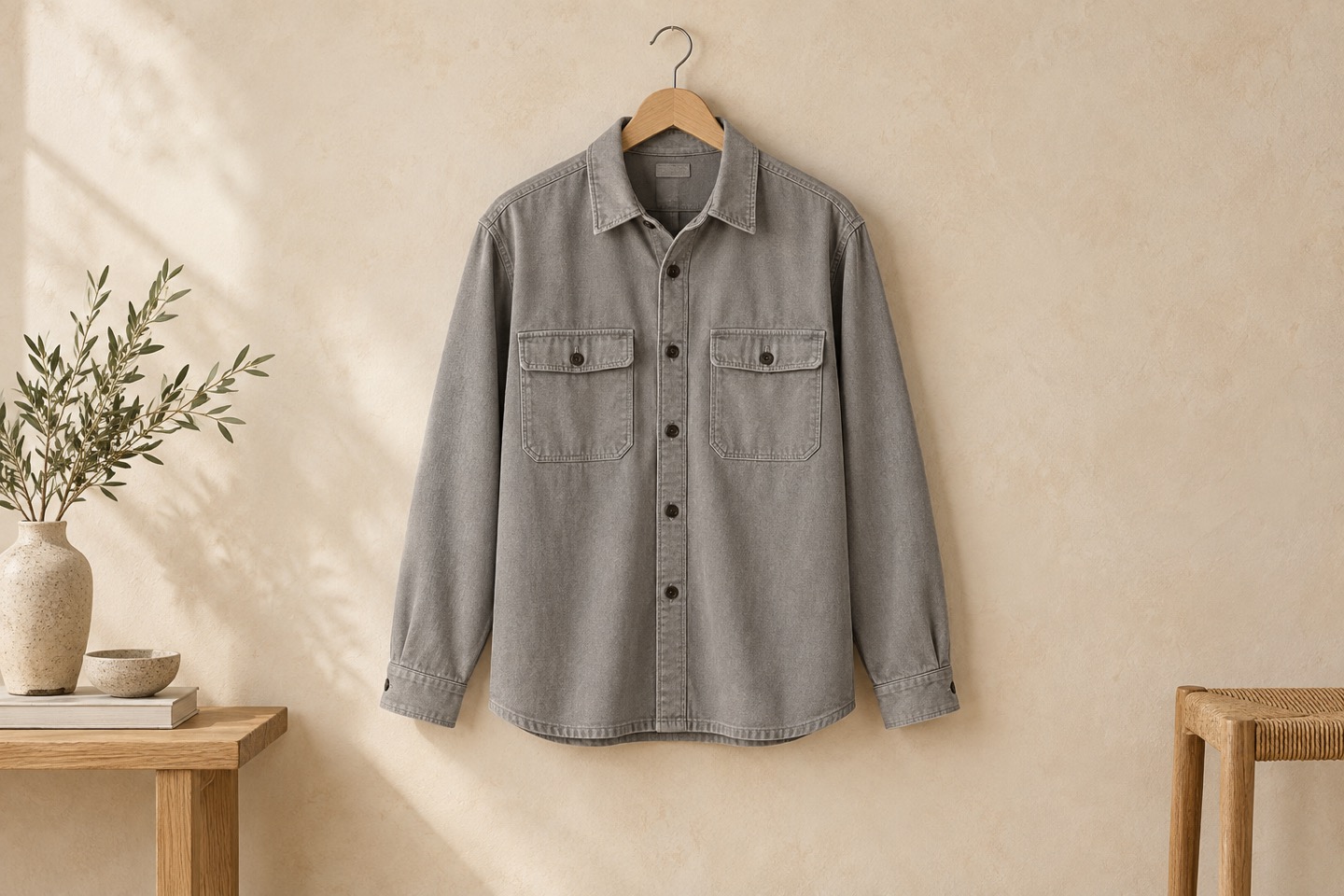 Stilillustration af overshirts