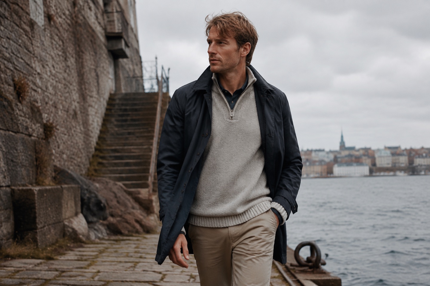 Skandinavisk herrestil inspireret af Tommy Hilfiger
