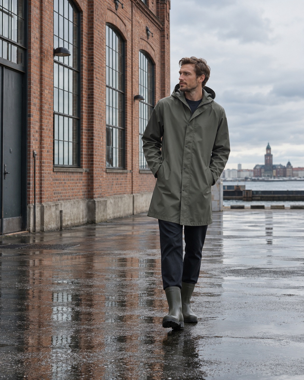 Herremode i Svensk weatherwear og sport stil