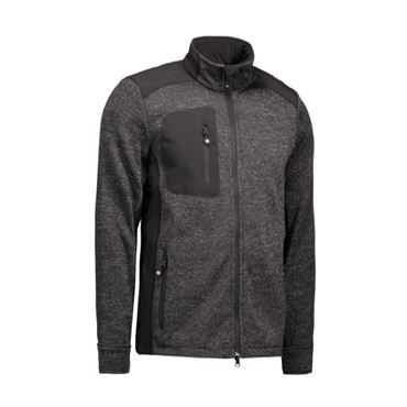 ID Fleecejakke 0850 i Grafit Melange til Mænd – Must-Have!