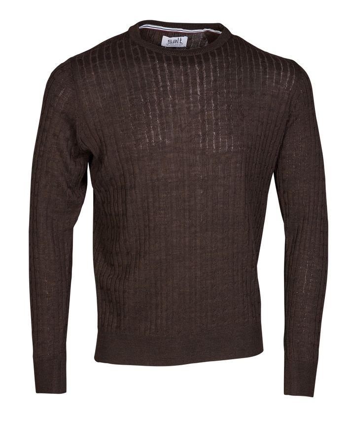 Striktrøje i 100% merino uld fra Salt - Flere farver!