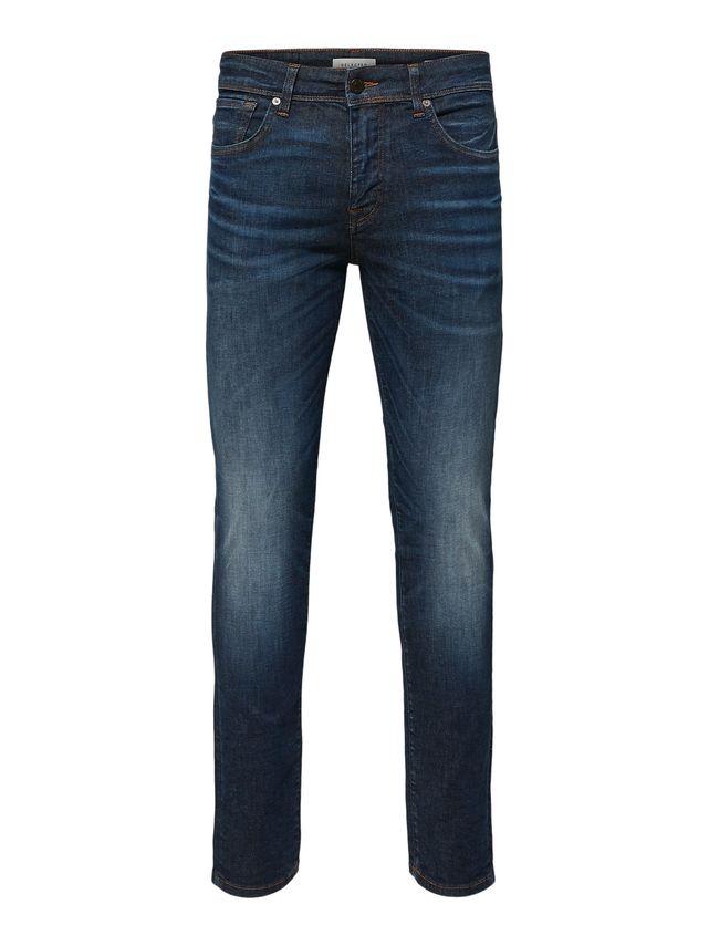 Slim fit jeans fra Selected - Slhslim Leon 6156 D.blu Su St