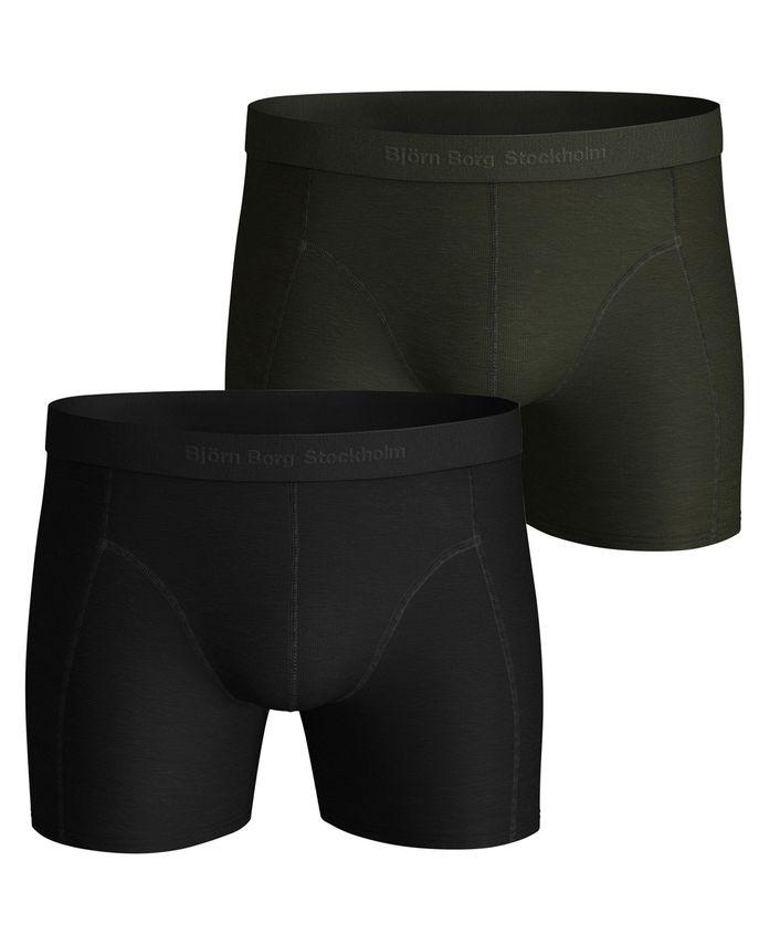 2-pak Björn Borg Boxershorts i Solid Design