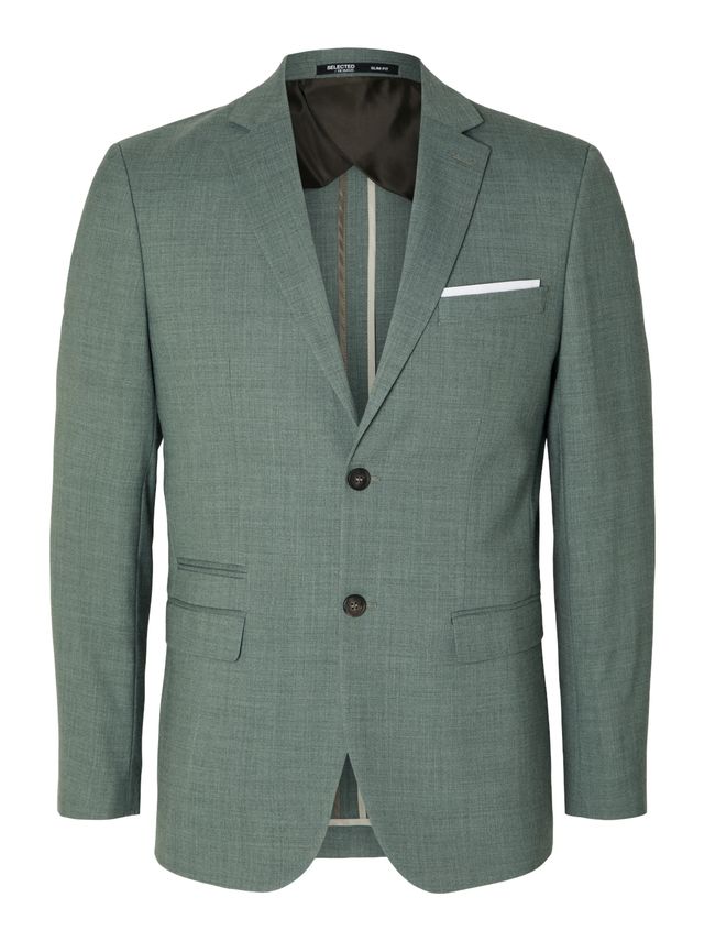 Selected Homme Slim Fit Blazer i Linned - Black Friday Tilbud