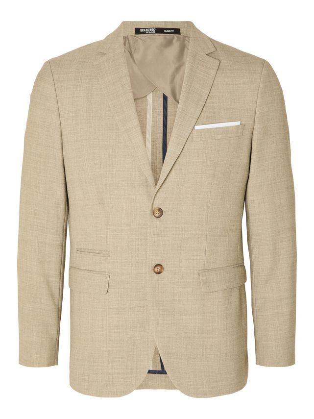 Selected Homme Slim Fit Blazer i Linned - Eksklusiv Stil