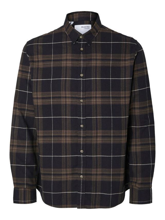 Slhslimowen Flannel Skjorte - Udsalg hos Selected