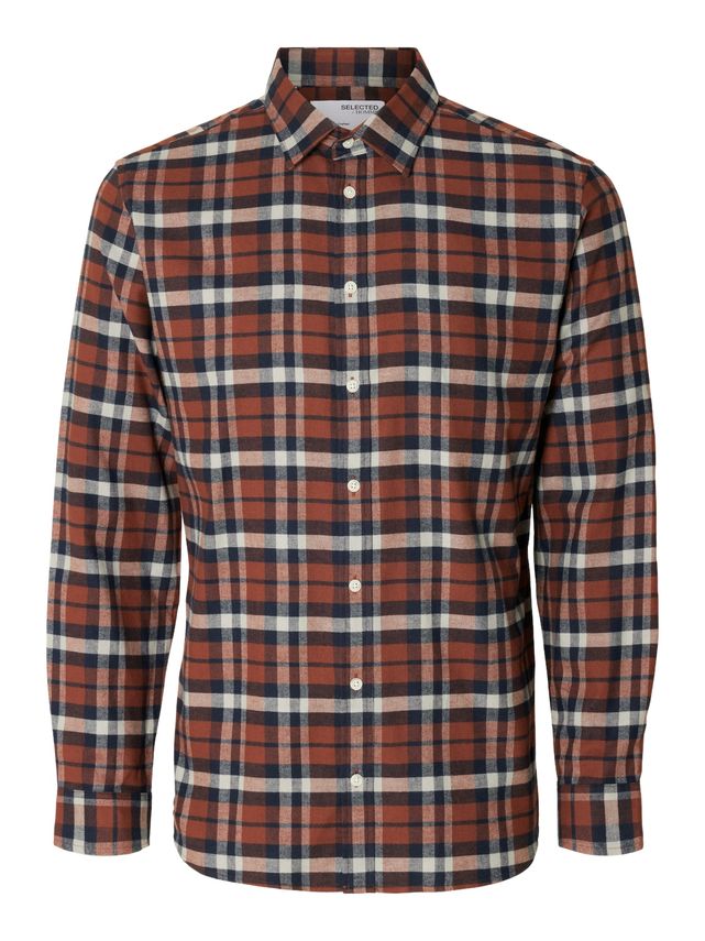 Slhslimowen Flannel Skjorte - Udsalg hos Selected