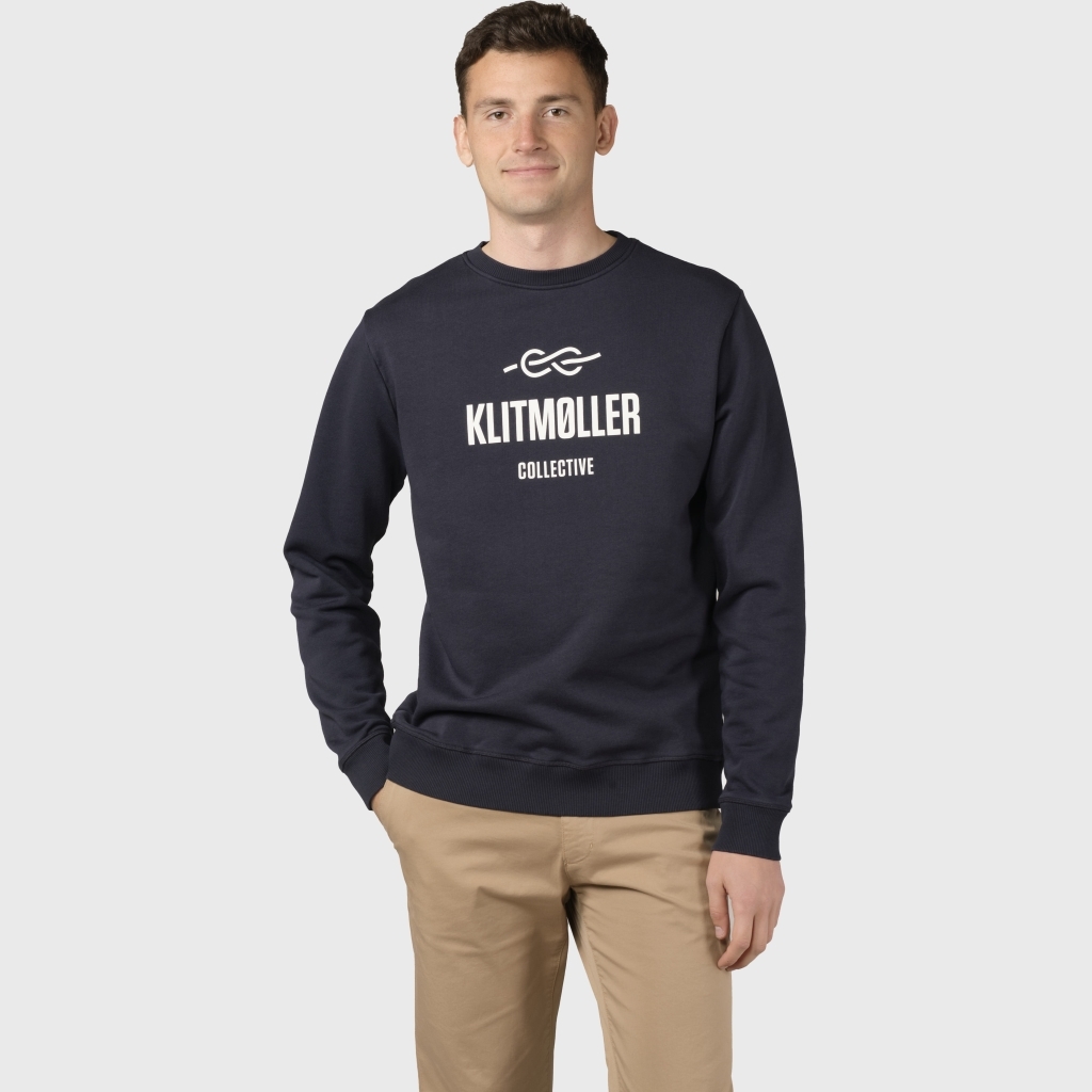 Klitmøller Collective Økologisk Navy Sweatshirt – Must-Have!