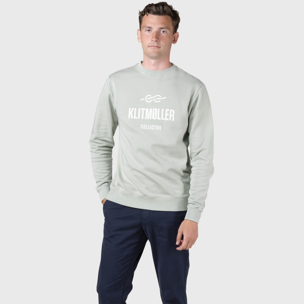 Klitmøller Collective Økologisk Sweatshirt i Sage – Must-Have!