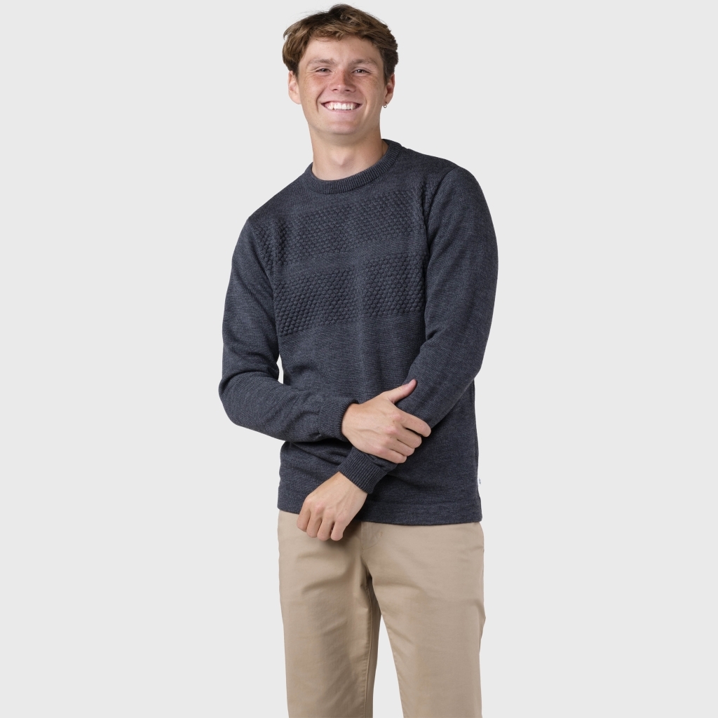 Klitmøller Collective Merino Uld Strik i Anthracite - Kvalitet og Stil
