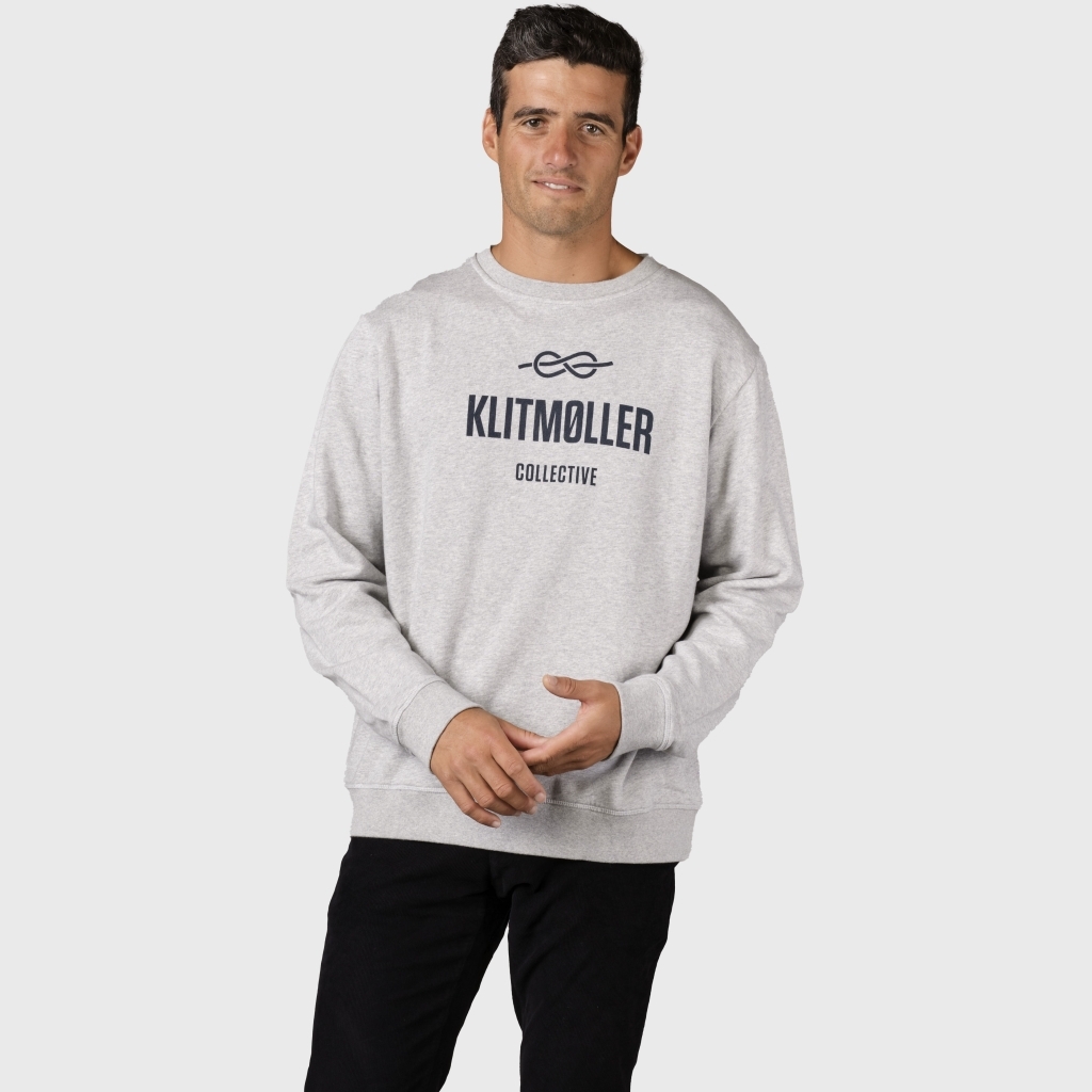 Klitmøller Collective Økologisk Sweatshirt i Grå Melange