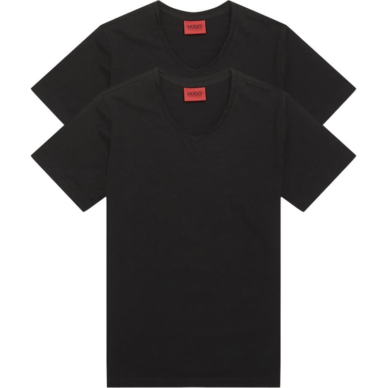 2 Pack V Hals T Shirt fra Hugo