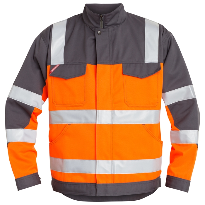 Fe Engel 20471 Jakke - Refleks Orange/Grå Tilbud