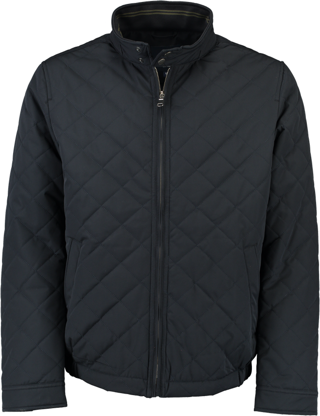 Quiltet Jakke Modern Fit fra Gino Marcello - Fantastisk Tilbud!
