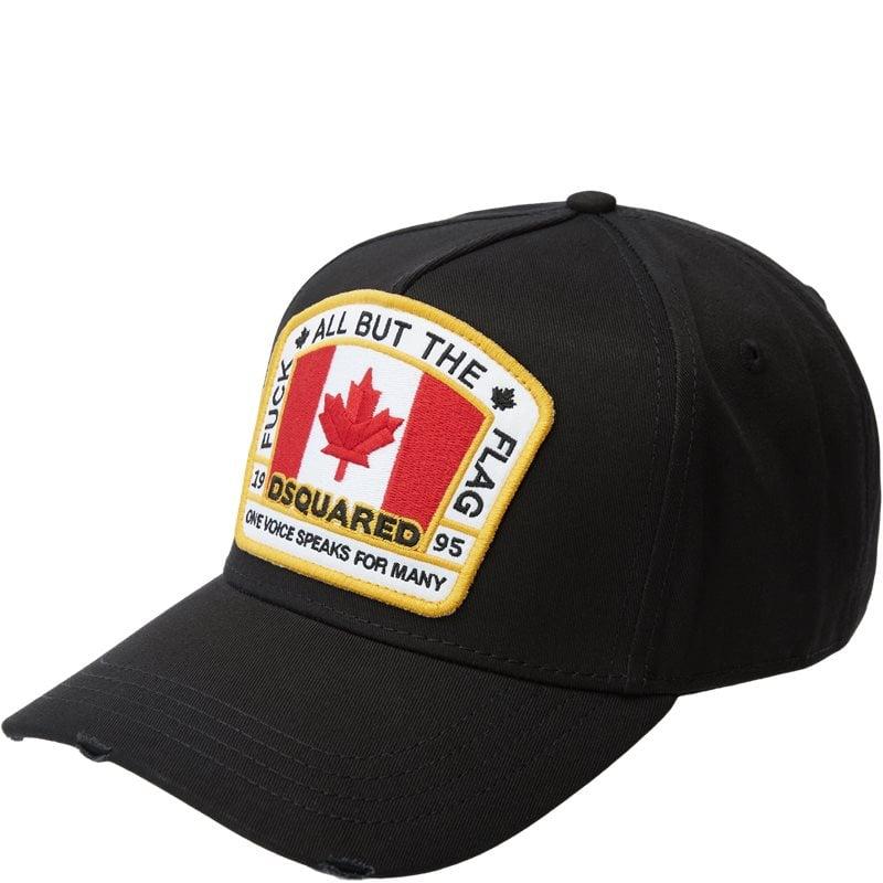 Canadian Flag Kasket fra Dsquared2 - Stilfuld og Praktisk