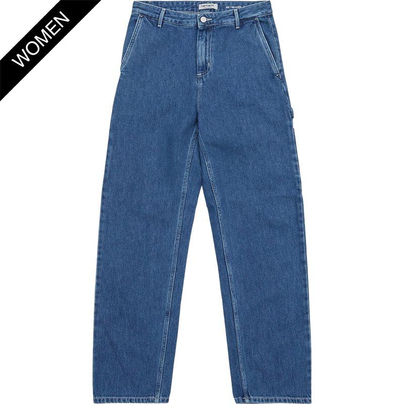 Pierce Pant Straight Blue Stone Washed fra Carhartt Women