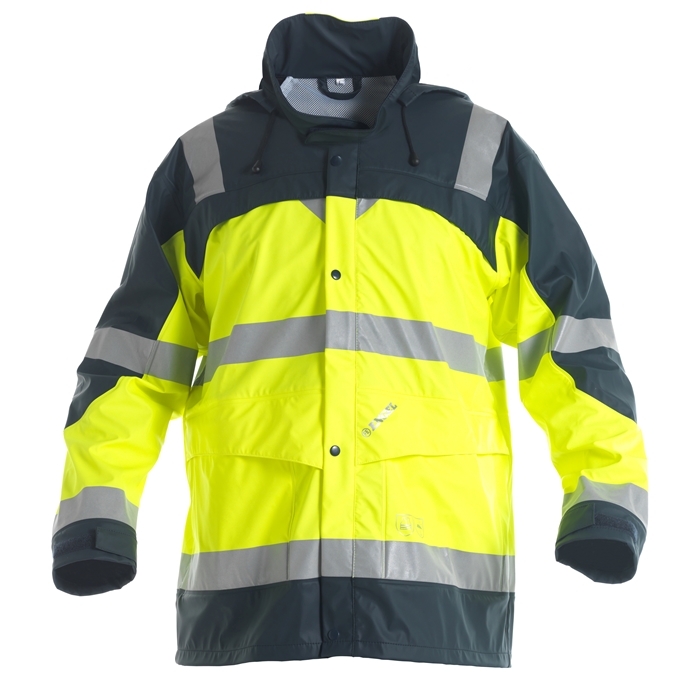Fe Engel 20471 Regnjakke - Gul Marine, Funktionelt Design