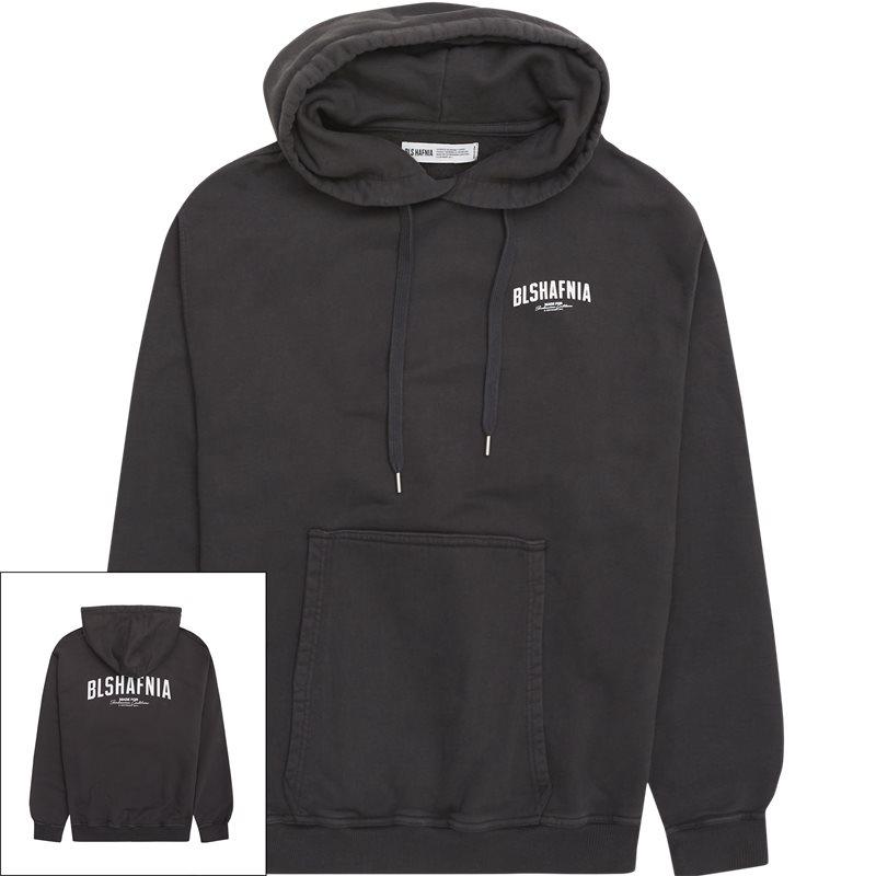 Stilfuld Backpass Hoodie i Sort fra BLS - Komfortabel Sweatshirt