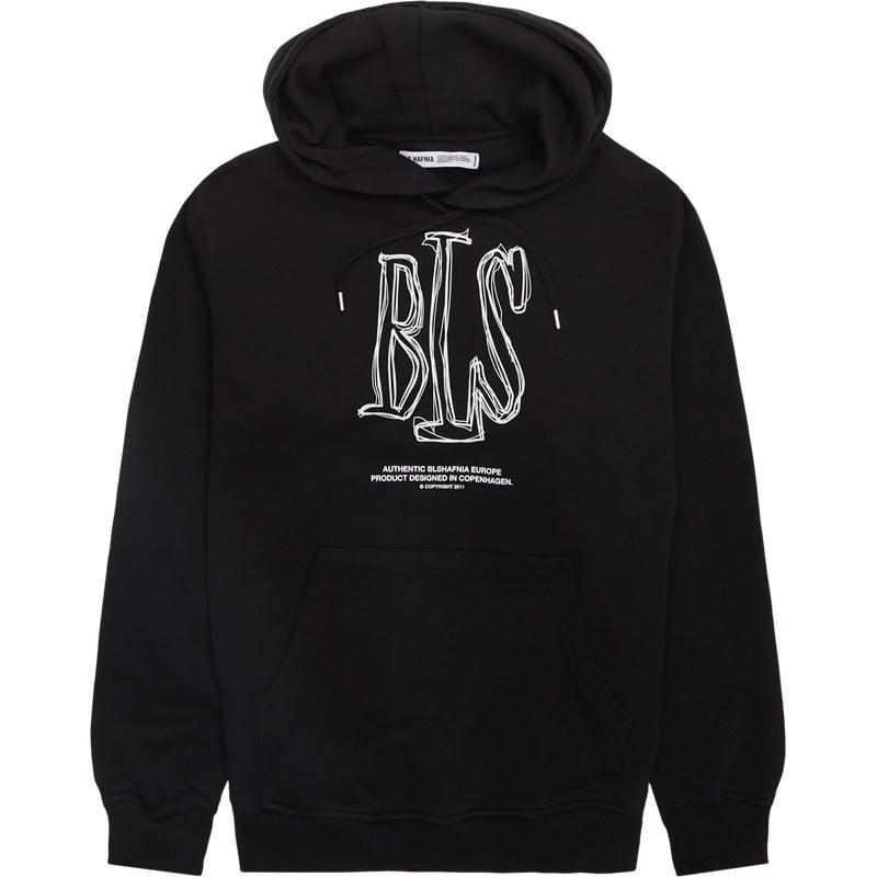 Handskrevet Capital Hoodie i Sort fra BLS – Cool Stil