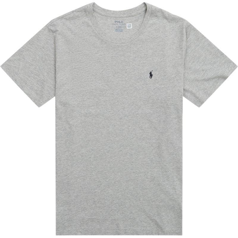 Klassisk Grå T-shirt i Cotton Jersey fra Polo Ralph Lauren