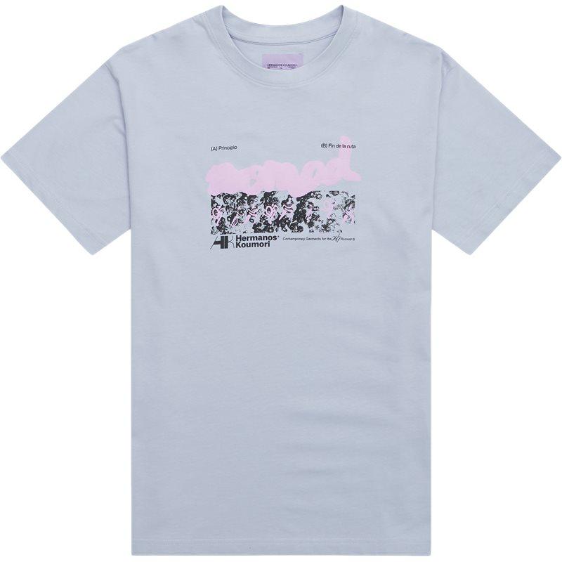Nomad Runners T-shirt i Lilla fra Hermanos Koumori