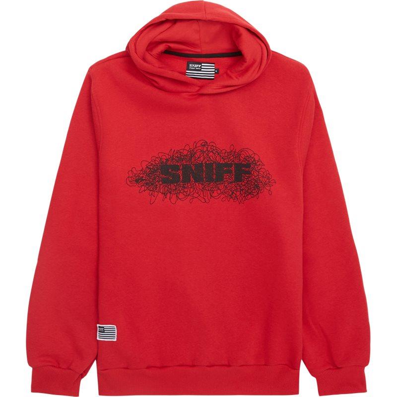 Sniff Belagio Hoodie i Rød - Stilfuld og Behagelig