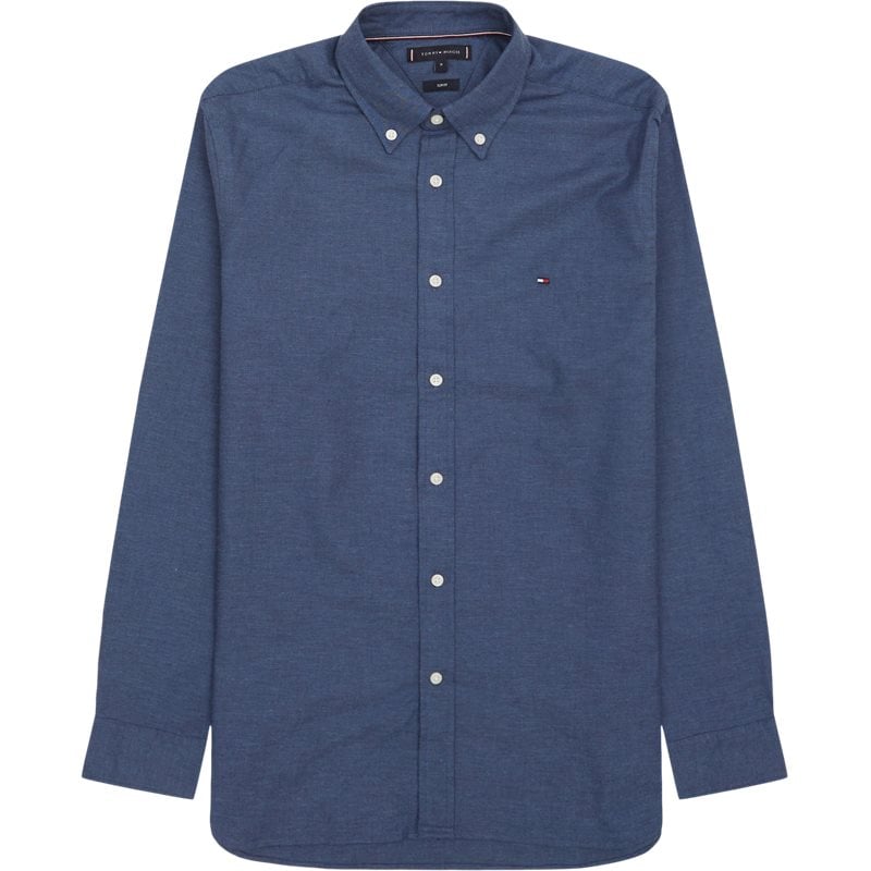 Elegant Brushed Linen Skjorte fra Tommy Hilfiger