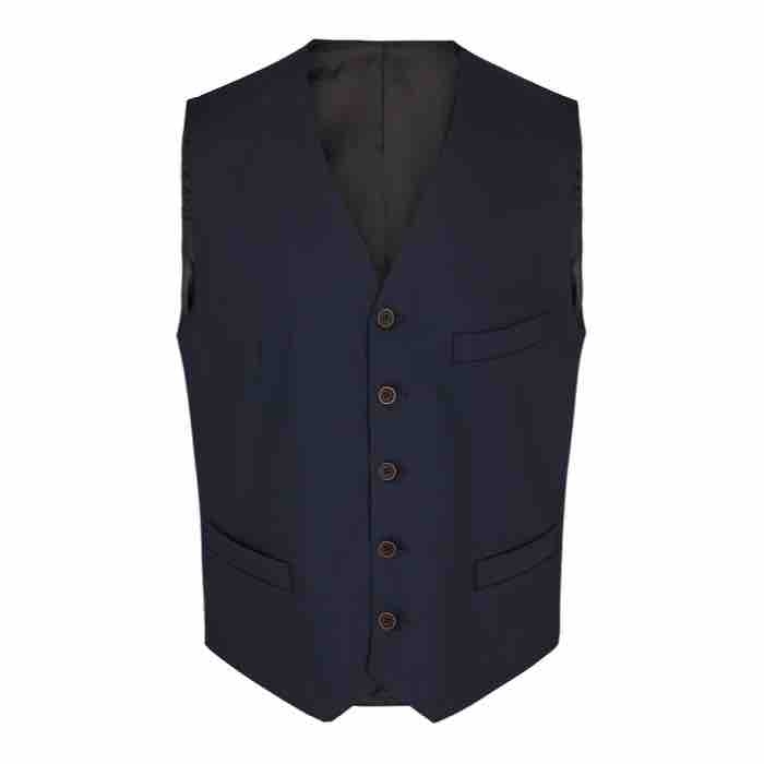Elegant blå vest i Regular Fit fra Sunwill – Hurtig levering!
