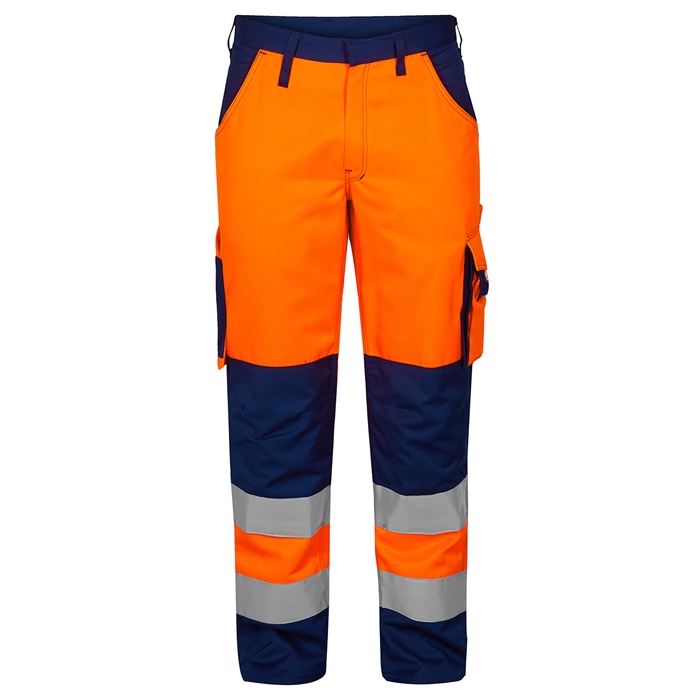 Fe Engel 20471 Arbejdsbukser - Orange Marine Tilbud!