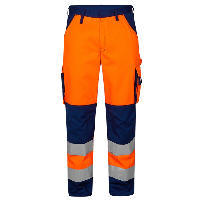 Fe Engel 20471 Arbejdsbukser i Orange Marine - Tilbud!