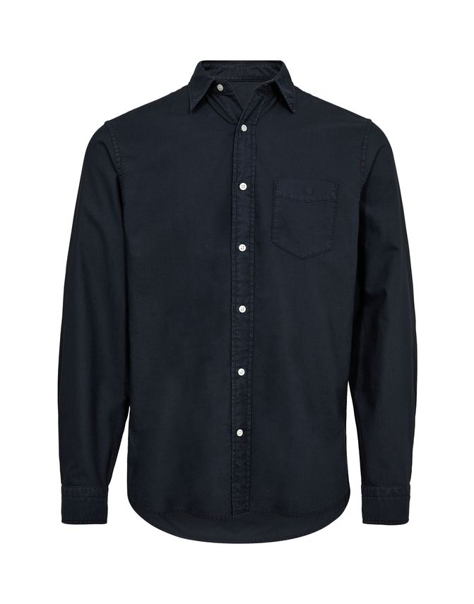 Skjorte L S Modern Fit fra Salt - Klassisk Oxford Design