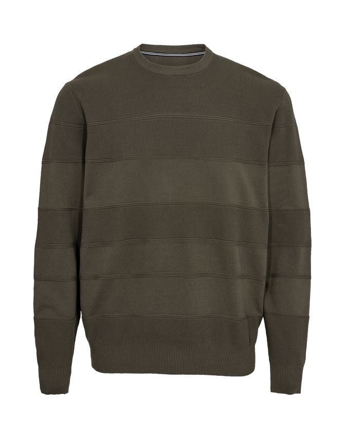 Thomas Regency Ref Fit O Neck - Tidløs Striktrøje