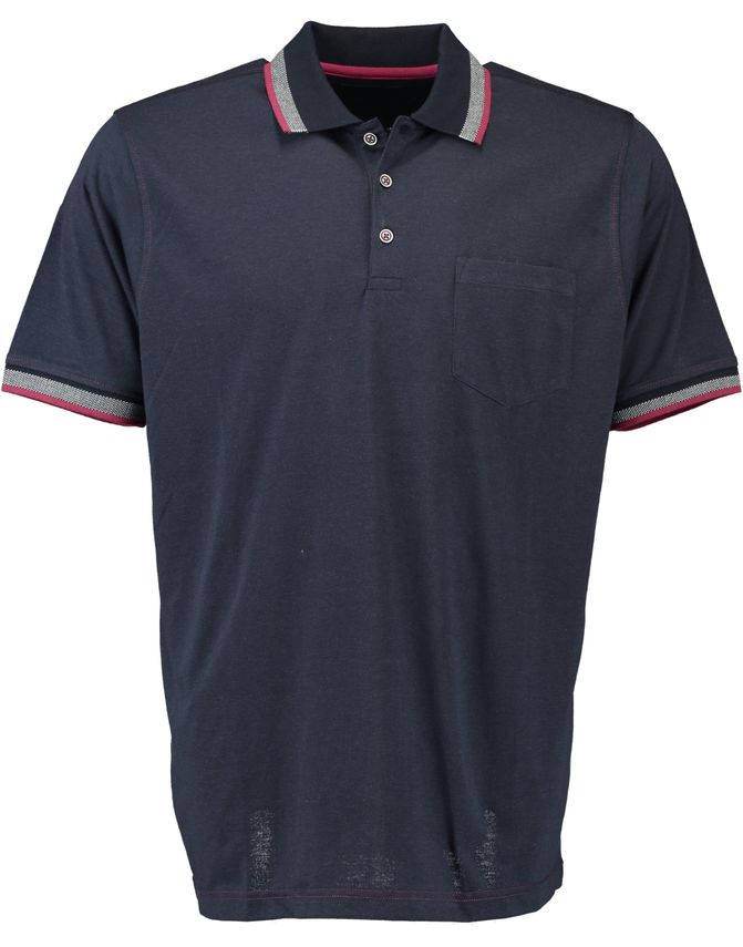 Black Blue Polo Regular Fit - Fantastisk tilbud!