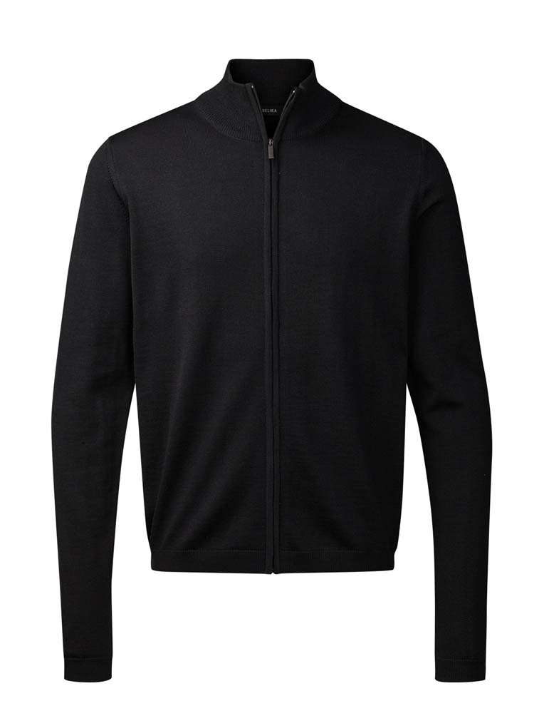 Sort Zip Cardigan fra Belika – Hurtig levering!