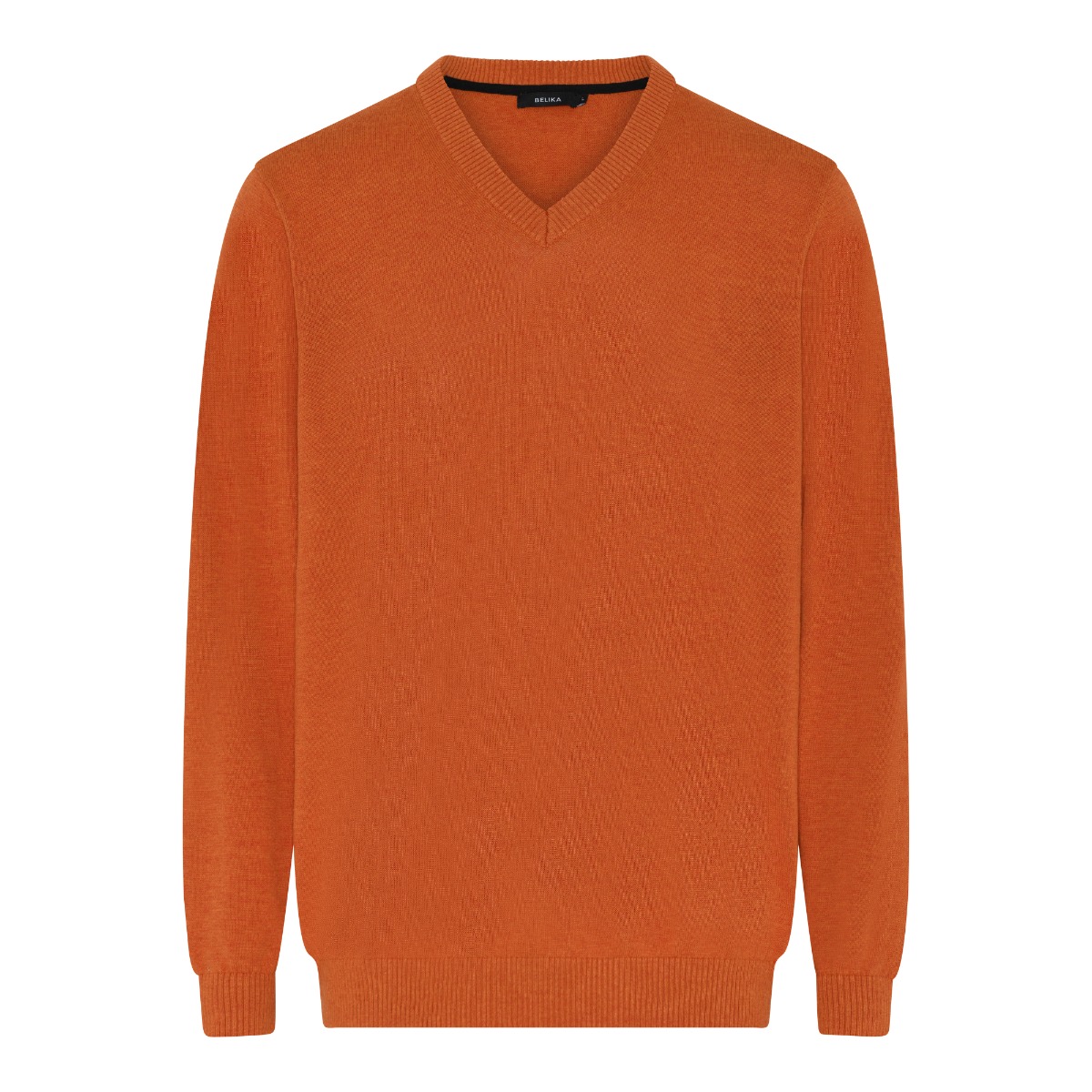 Pullover   V Hals   Desert Sun Melange fra Belika