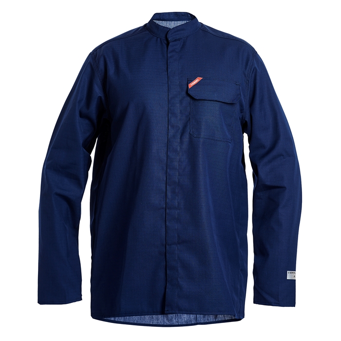 Fe Engel Safety+ Arbejdsskjorte - Marineblå 49/50