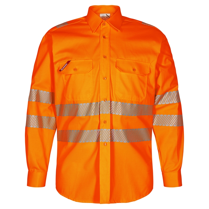 Fe Engel Sikkerhedsskjorte – Orange for maksimal synlighed