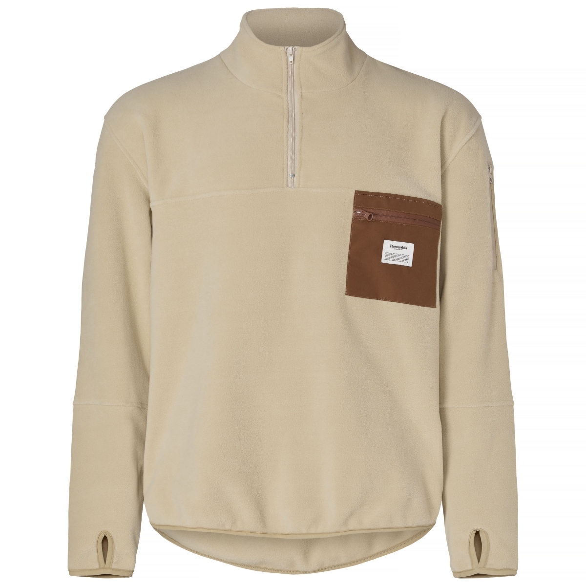 Resteröds Beige Fleece Trøje - Hurtig Levering!