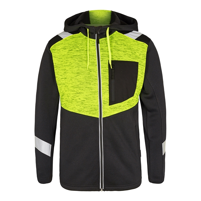 Fe Engel Cargo Strikcardigan – Sort/Gul Tilbud!