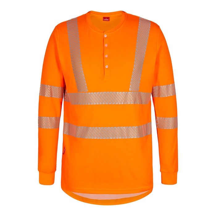 Fe Engel Safety Langærmet T-Shirt – Orange Tilbud!
