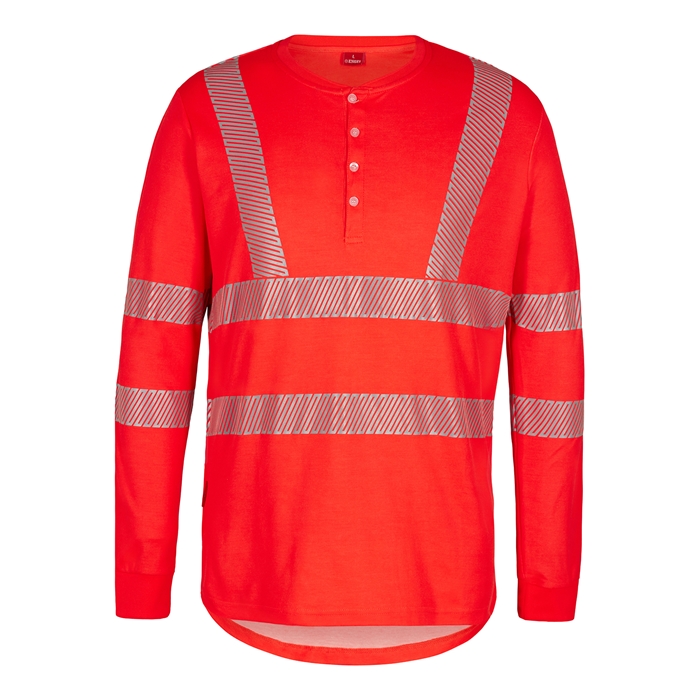 Fe Engel Safety Langærmet T Shirt   Rød fra Fe-engel