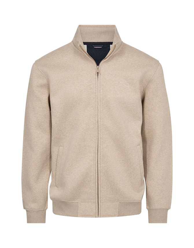 Sweat Cardigan Modern Fit fra Salt