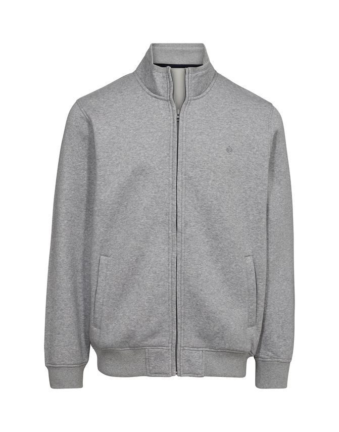 Sweat Cardigan Modern Fit fra Salt